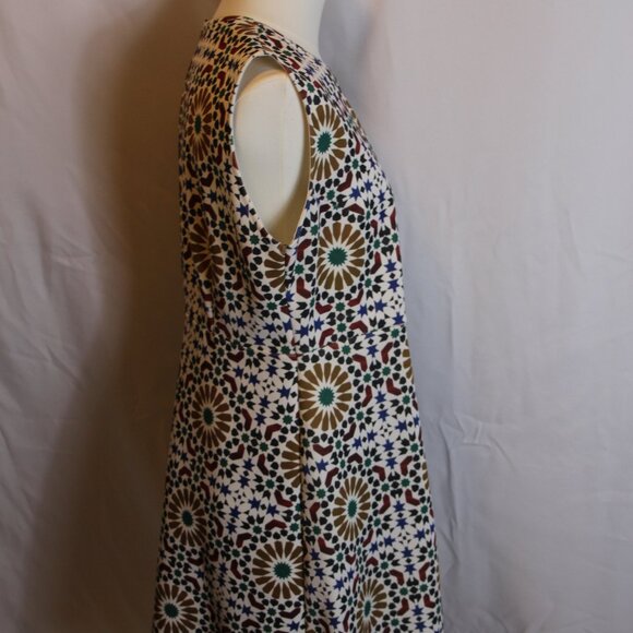 Zara Sleeveless A-Line Dress Women's Size 12 - Picture 2 of 8